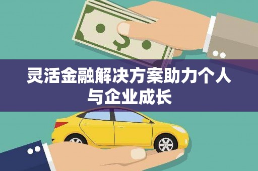 潍城灵活金融解决方案助力个人与企业成长
