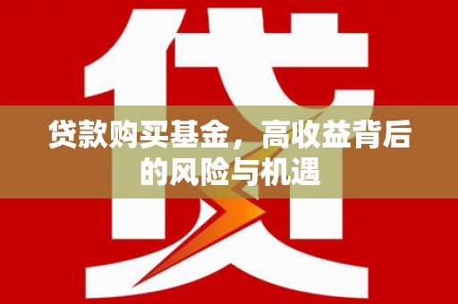 潍城贷款购买基金，高收益背后的风险与机遇