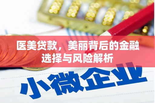 潍城医美贷款，美丽背后的金融选择与风险解析