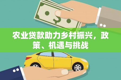 潍城农业贷款助力乡村振兴，政策、机遇与挑战