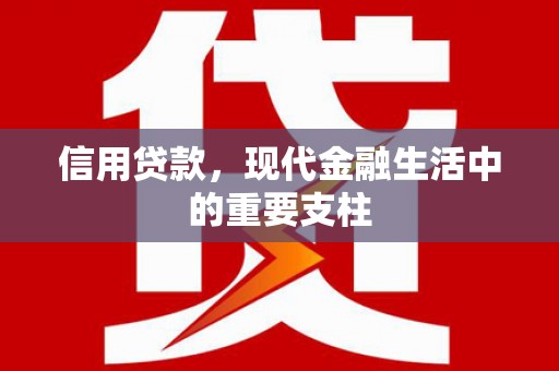 潍城信用贷款，现代金融生活中的重要支柱