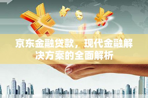 潍城京东金融贷款，现代金融解决方案的全面解析