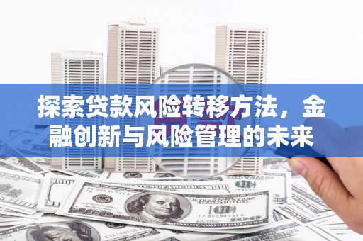 潍城探索贷款风险转移方法，金融创新与风险管理的未来