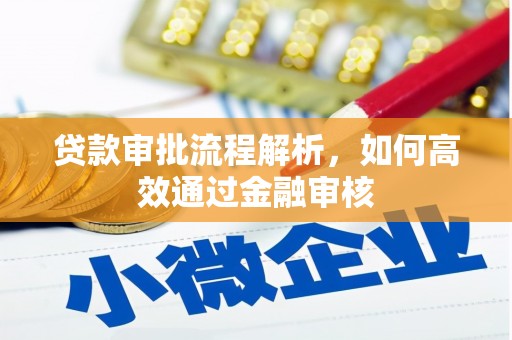 潍城贷款审批流程解析，如何高效通过金融审核