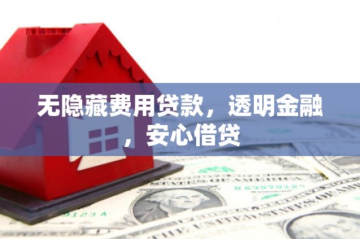 潍城无隐藏费用贷款，透明金融，安心借贷