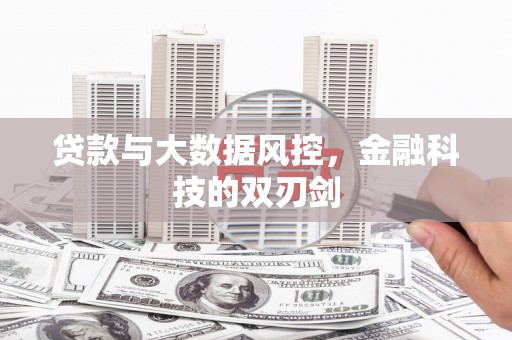 潍城贷款与大数据风控，金融科技的双刃剑
