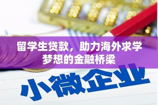 潍城留学生贷款，助力海外求学梦想的金融桥梁