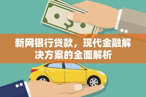 潍城新网银行贷款，现代金融解决方案的全面解析
