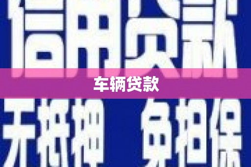 潍城车辆贷款