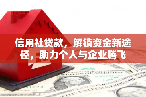 潍城信用社贷款，解锁资金新途径，助力个人与企业腾飞