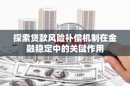 潍城探索贷款风险补偿机制在金融稳定中的关键作用