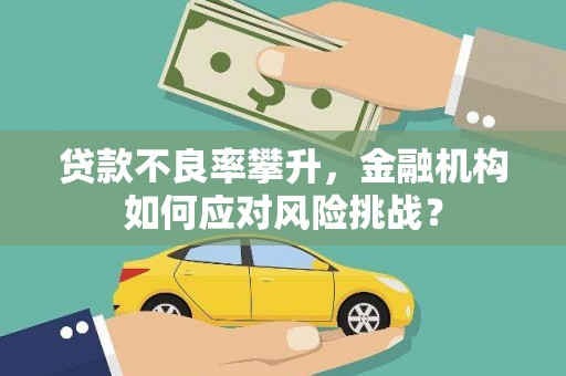 潍城贷款不良率攀升，金融机构如何应对风险挑战？