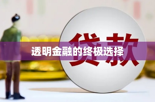潍城透明金融的终极选择
