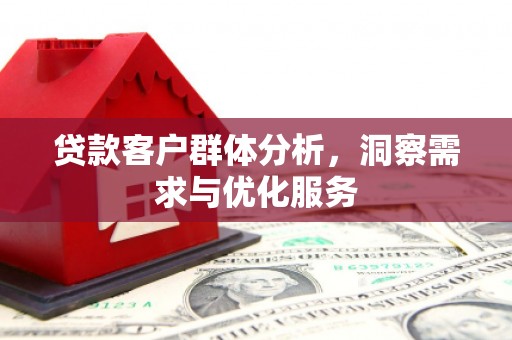 潍城贷款客户群体分析，洞察需求与优化服务